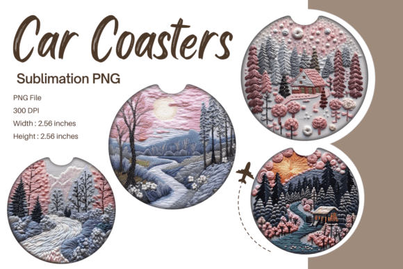 3D Christmas Tree Car Coaster: An Embroidery Review