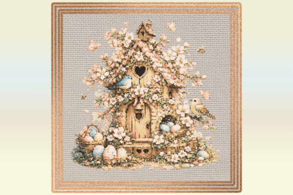 Cherry Blossom Birdhouse Cross Stitch Review