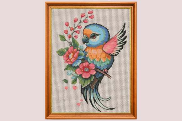 Cute Tropical Parrot Floral Cross Stitch Review