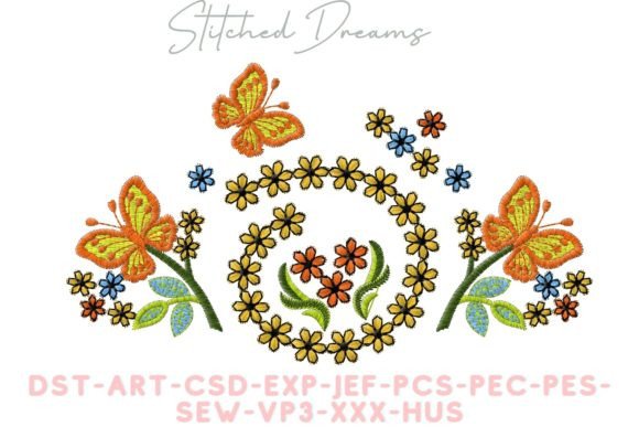 Flowers and Graceful Embroidery Design Review