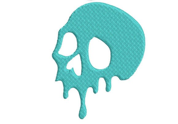Melting Skull Embroidery Digitizing: A Designer's Review