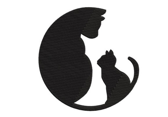 Mother Cat and Kitten