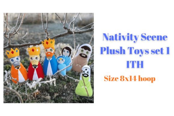 Nativity Scene Plush Toys Set 1 ITH 8x14 Review