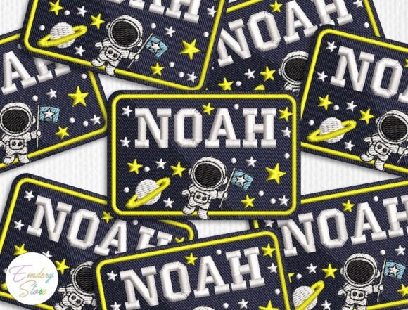 Personalized Name Embroidered Patch