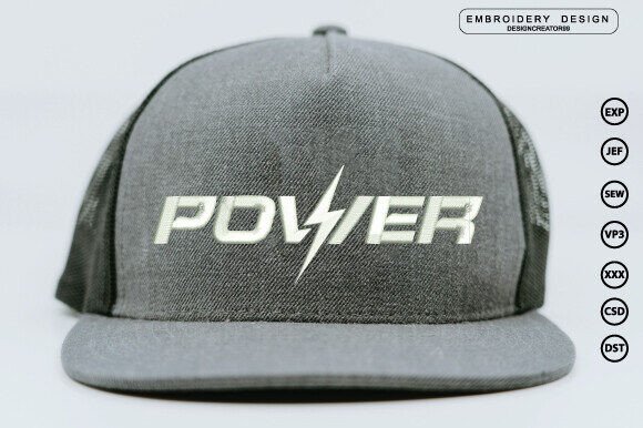 Power 3D Embroidery Design for Small Business