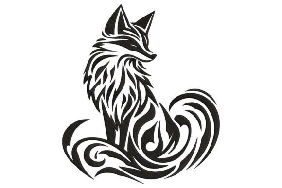 Spirit of the Wild Fox: A Tribal Tattoo Embroidery Review
