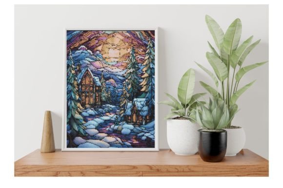 Stained Glass Winter Cross Stitch: A Designer's Review