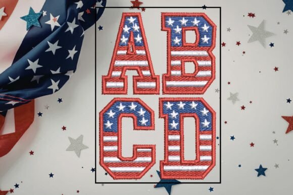 Stars and Stripes Alphabet: A Craft Fair Staple