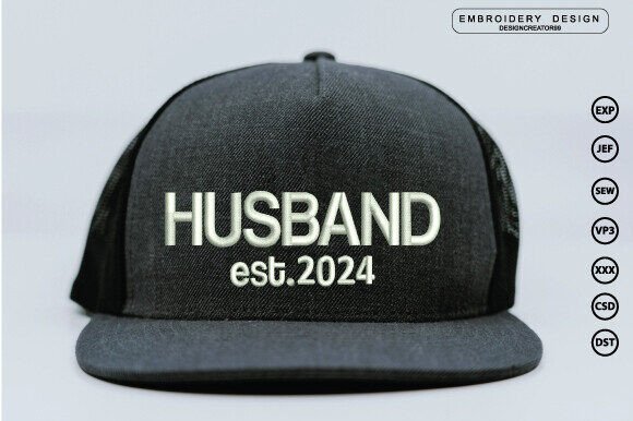 Testing the Husband 3D Embroidery Design for Your Gift Shop
